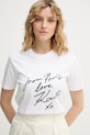 Karl Lagerfeld tričko ženské bavlněné bílá B2W17104