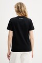 Oblečení Karl Lagerfeld tričko ženské bavlněné B2W17104 černá