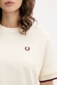 Fred Perry t-shirt bawełniany beżowy G2167