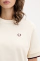 Fred Perry t-shirt bawełniany beżowy G2167