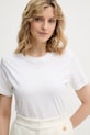 Karl Lagerfeld basic tričko ženské bavlněné bílá B2W17094