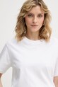 Karl Lagerfeld basic tričko ženské bavlněné bílá B2W17095