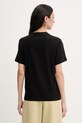 Odzież Karl Lagerfeld t-shirt basic damski bawełniany B2W17095 czarny