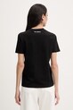 Odzież Karl Lagerfeld t-shirt damski bawełniany IKON B2W17025 czarny