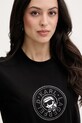Karl Lagerfeld t-shirt damski bawełniany IKON czarny B2W17025