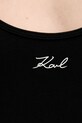Karl Lagerfeld top damskie bawełniane z elastanem 2-pack B1W47021 czarny