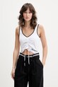 Karl Lagerfeld Jeans crop top za žene bijela B2W17051