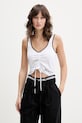 Karl Lagerfeld Jeans crop top za žene bijela B2W17051