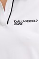 Polo tričko Karl Lagerfeld Jeans B2W17066 biela