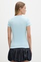 Oblečenie Karl Lagerfeld Jeans tričko dámske bavlnené B2W17064 modrá