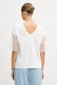 Odzież Blugirl Blumarine t-shirt damski bawełniany RA6132.J5003 biały