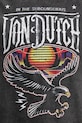 Von Dutch T-shirt damski bawełniany VD.2.TR.ROAD szary