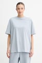 The North Face t-shirt damski bawełniany Essential Simple Dome niebieski NF0A8EVXFM21