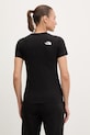 Odzież The North Face t-shirt damski z bawełną EVOLUTION NF0A8FX6JK31 czarny