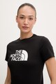 The North Face t-shirt damski z bawełną EVOLUTION czarny NF0A8FX6JK31