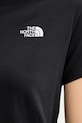 The North Face t-shirt damski z bawełną EVOLUTION NF0A8FX7JK31 czarny