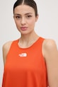 The North Face top treningowy damski LIGHTBRIGHT pomarańczowy NF0A8G2EG6L1