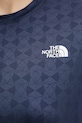 The North Face t-shirt treningowy damski FLEX EMBOSSED NF0A8G8C8K21 granatowy