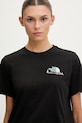 The North Face t-shirt damski MONTE czarny NF0A8GA9JK31