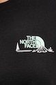 The North Face t-shirt damski MONTE NF0A8GA9JK31 czarny