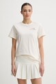 Odzież The North Face t-shirt damski bawełniany MONTE NF0A8GA9QLI1 beżowy