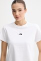 The North Face t-shirt damski bawełniany ESSENTIAL biały NF0A8GR1FN41