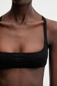 Rick Owens Lilies Unhorny top damski z wiskozy czarny LI01F7100.RV