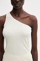 Rick Owens Lilies top damski z wiskozy beżowy LI01F7105.RRV
