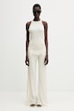 Rick Owens Lilies Basic top z wiskozy damski LI01F7101.RRV beżowy