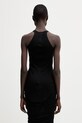 Odzież Rick Owens Lilies Basic top z wiskozy damski LI01F7101.RRV czarny