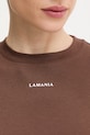 La Mania t-shirt bawełniany ANN ANN brązowy