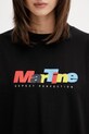 Martine Rose T-shirt bawełniany damski czarny 621JE06001E