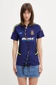 Martine Rose Lace up Football T-shirt damski niebieski 168JT19504
