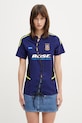 Martine Rose Lace up Football T-shirt damski niebieski 168JT19504