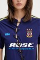 Martine Rose Lace up Football T-shirt damski niebieski 168JT19504