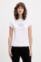 Juicy Couture t-shirt γυναικείο βαμβακερό HERITAGE HILTON λευκό JCDBJ126961