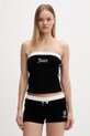 Juicy Couture ženski top APPLIQUE BOOBTU crna JCWSC126314