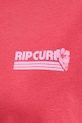 Rip Curl t-shirt γυναικείο βαμβακερό OCEAN BREAK 0MGWTE κόκκινο