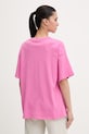 Oblečení Rip Curl tričko dámské bavlněné HOTEL MALIBU 0MSWTE růžová