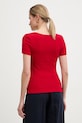 Odzież Morgan t-shirt damski 261.DAMOUR czerwony