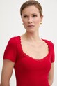 Morgan t-shirt damski czerwony 261.DAMOUR