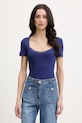 Morgan t-shirt damski granatowy 261.DAMOUR