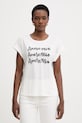 Morgan t-shirt damski bawełniany biały DANIA