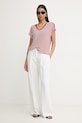 Morgan tricou damă cu vâscoză DIVA rosu SS26