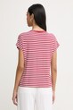 Odzież Morgan t-shirt damski z wiskozy DIVA czerwony