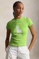 Polo Ralph Lauren t-shirt damski bawełniany zielony 211A96259