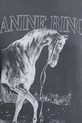 Anine Bing Lili t-shirt bawełniany damski szary A.08.11713