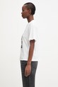 Anine Bing Louis t-shirt bawełniany damski A.08.11614 biały SS26