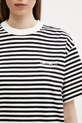 Carhartt WIP W' S/S Ezra T-Shirt bawełniany damski czarny I036343.3KRXX