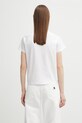 Odzież Carhartt WIP W' S/S Honest Work T-Shirt bawełniany damski I036379.00AXX biały